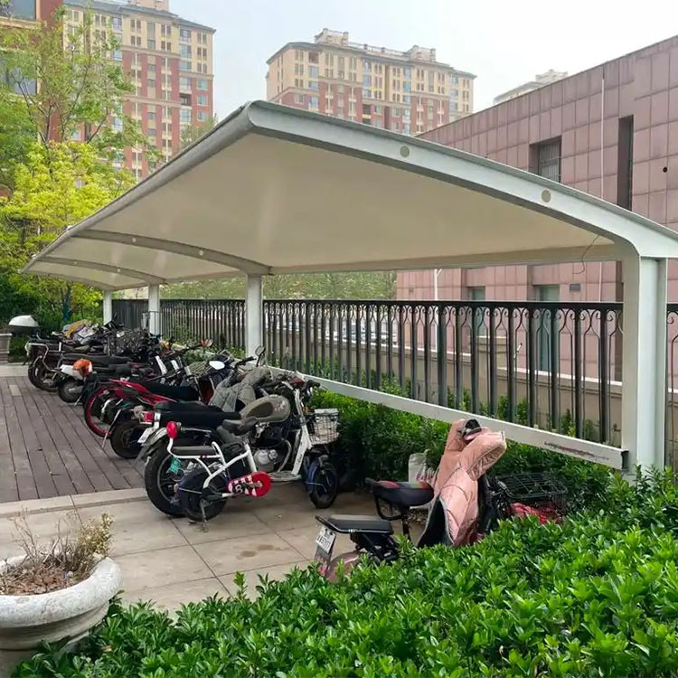 个旧市膜结构电动车棚